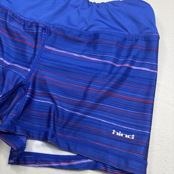 Hind 3” Running Shorts Women's Size M Blue Athletic Pull On - Picture 3 of 10